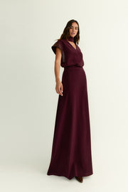 Isabella Top Burgundy